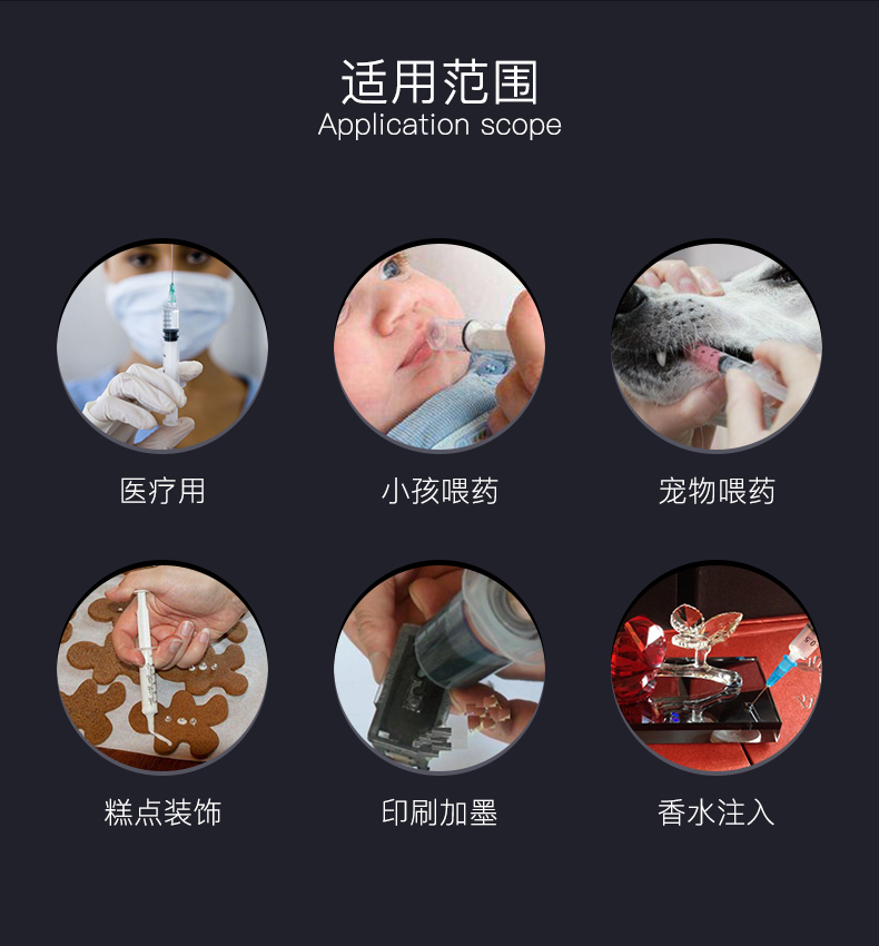 一次性無菌注射器應用在哪些方面